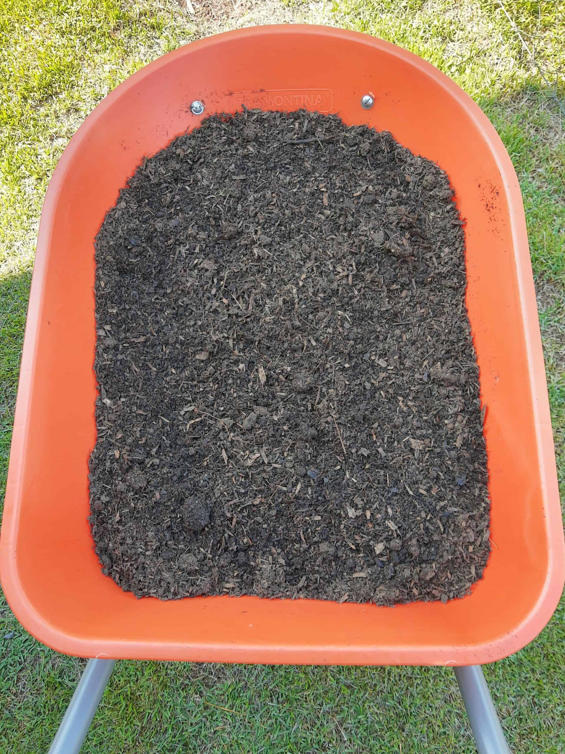 Amostra compostagem esterco de gado Vila Verde