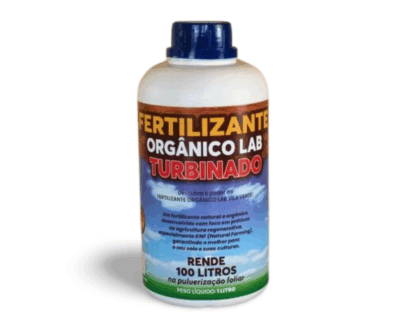 Fertilizante Orgânico LAB Turbinado Vila Verde 1 litro – ativador microbiológico para solos férteis