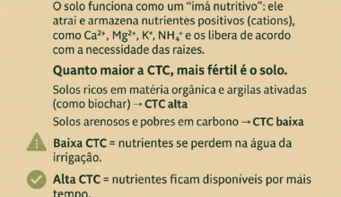 Relação entre NPK químico e a CTC do solo explicada pela Vila Verde